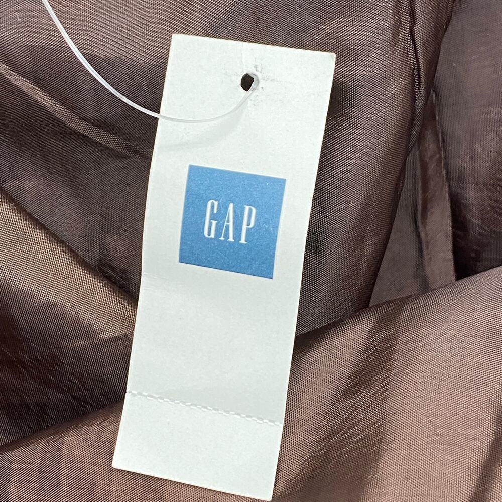 GAP Brown Sequin Embellished Mini Skirt Size 2 NWT New with Tags Side Zipper - Picture 7 of 10
